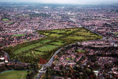 New 44-hectare park in West London will sit on top of Britain's biggest warehouse
