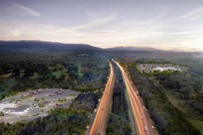 Land next to M1 motorway for sale, with approval for new service centres