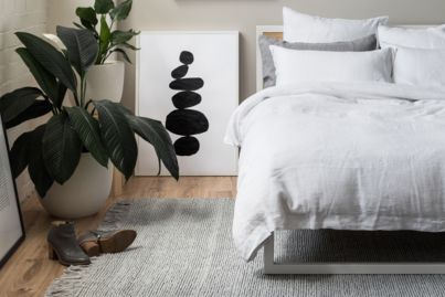 Luxe local bedding