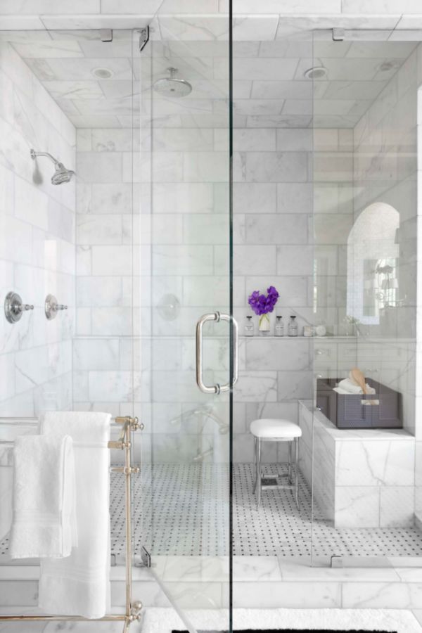Want A Marble Bathroom Consider These, Best Shower Cleaner For Marble Tile