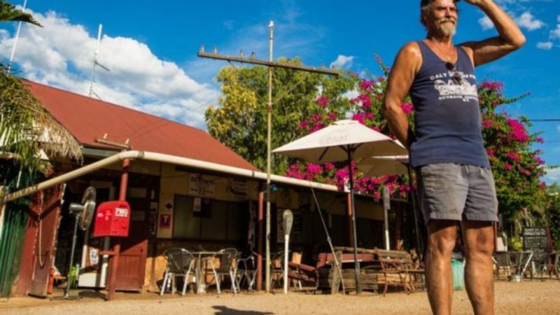 Iconic outback pub at Daly Waters up for sale, bras 'n' all - ABC News