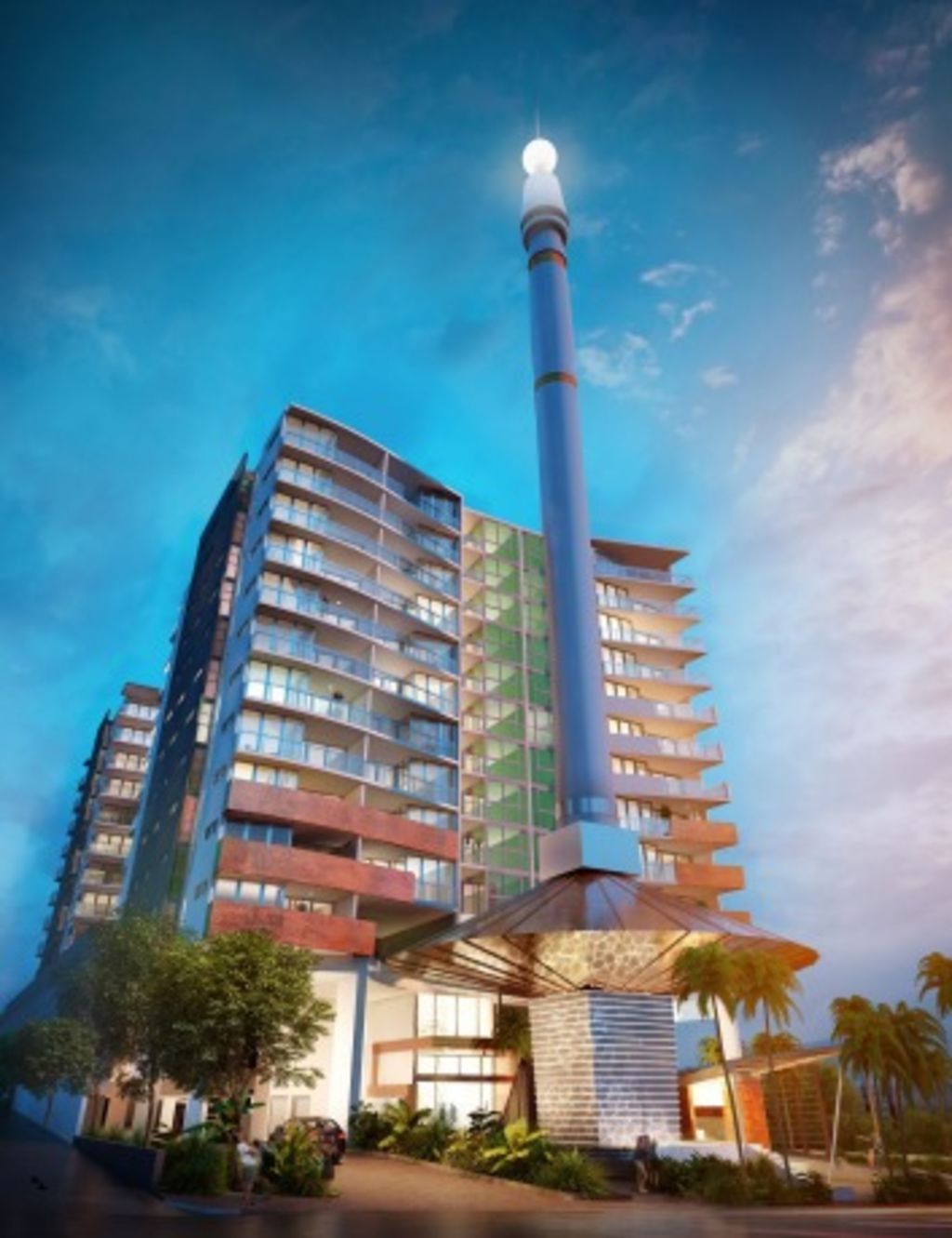 Heritage-listed Skyneedle to be focal point of new Brisbane development