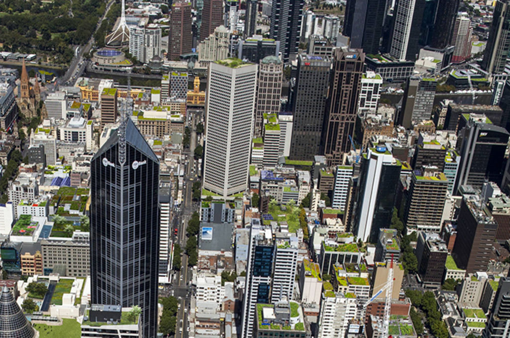 New maps show Melbourne's unused rooftops are ripe for greening
