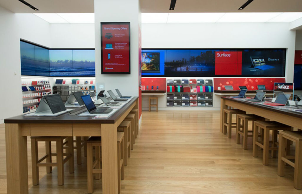 microsoft store interior