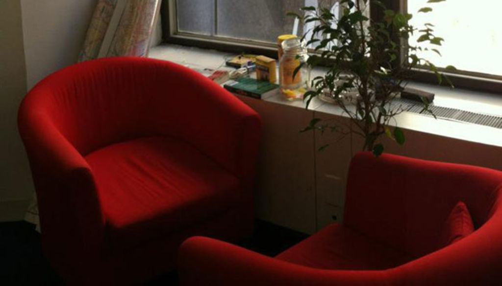 David Beckham's giant undies make for one of the most distracting office views ever