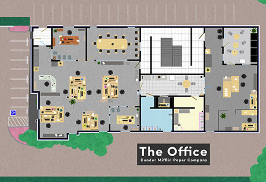 Ever wanted to see a floor plan of your favourite TV business?