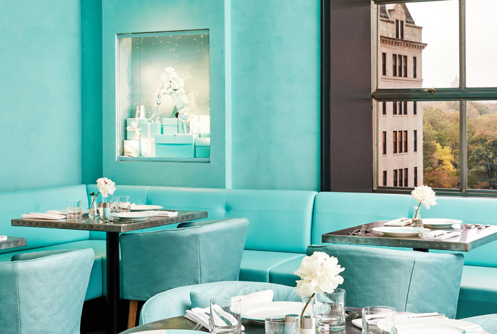 New cafe serves breakfast at Tiffany's New York flagship store