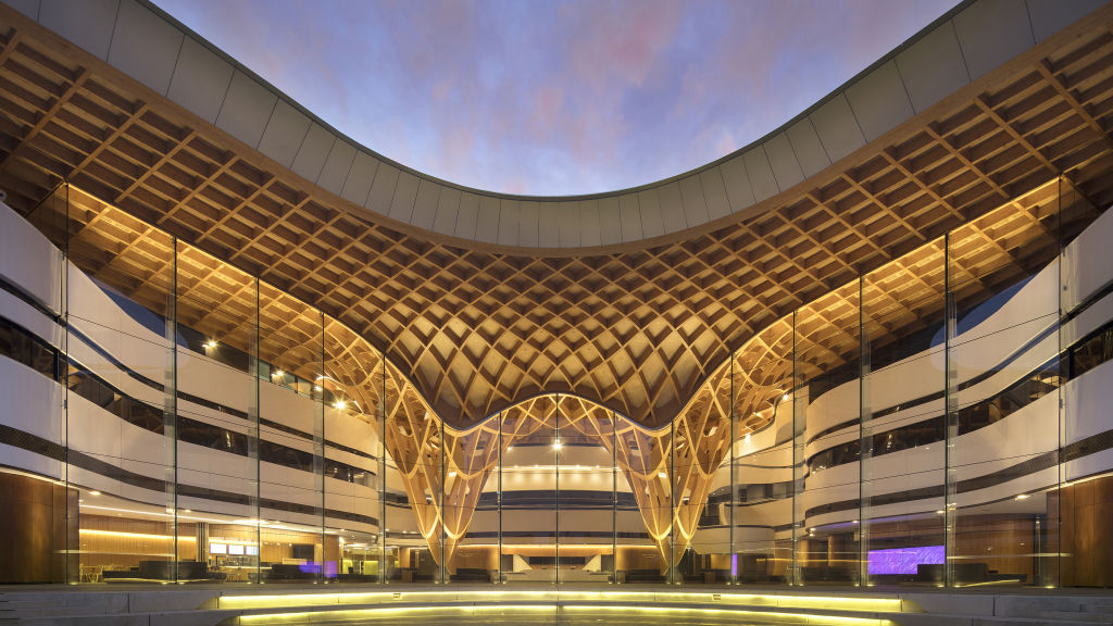 Eaglehawk-inspired building Bunjil Place wins major architecture award