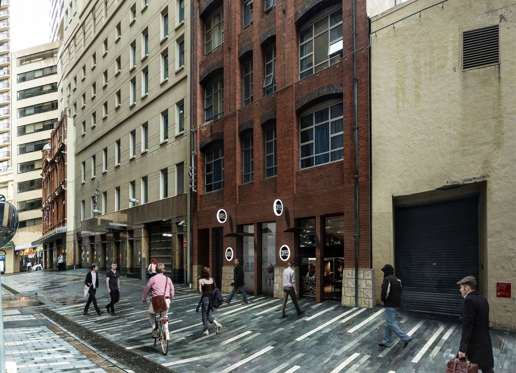 Boutique hotel proposed for Federation warehouse in Sydney CBD laneway
