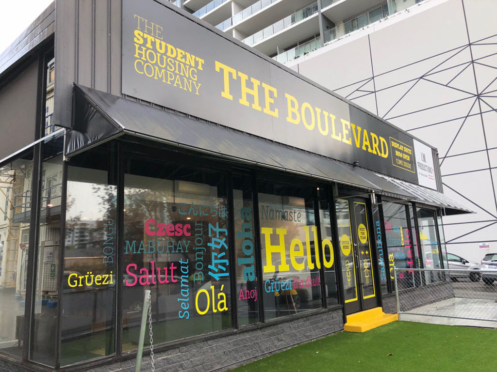 Perth's first private student tower opens display apartments