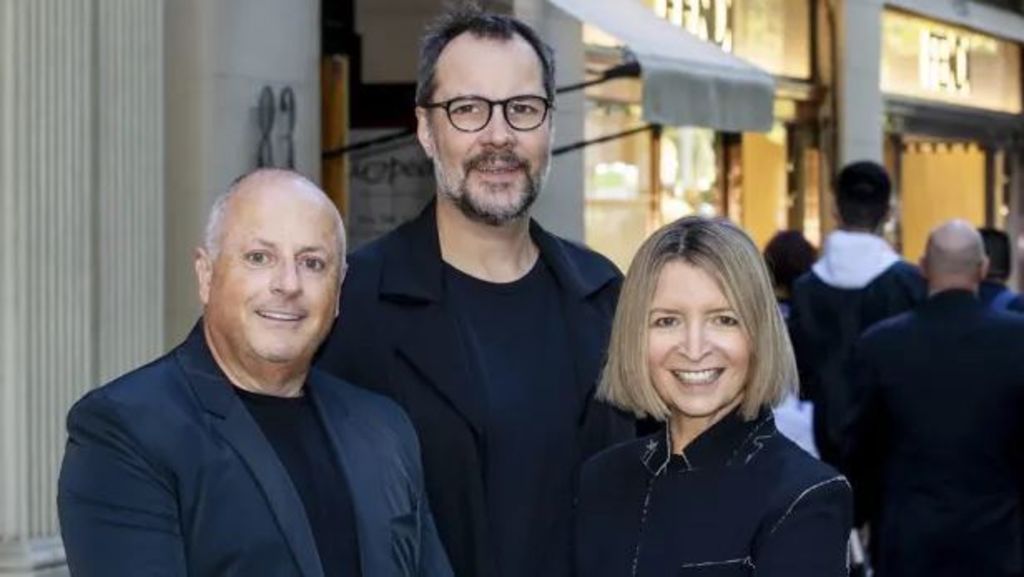 Restaurateur Chris Lucas arrives at 80 Collins Street