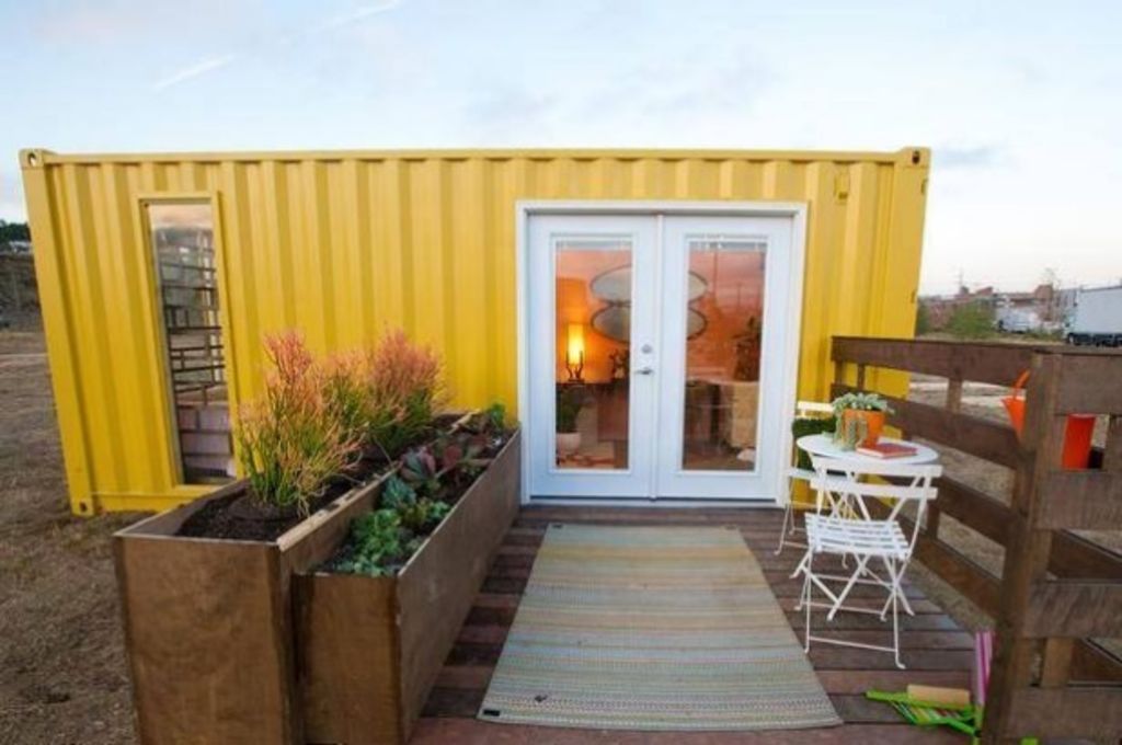 Living in a shipping container