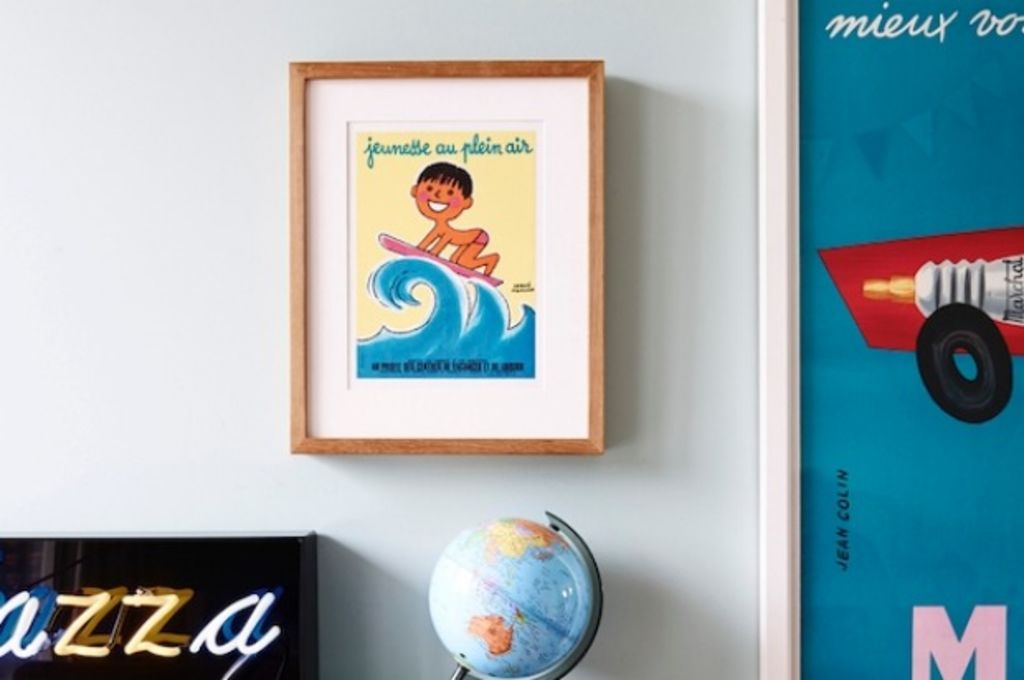 How to use vintage posters in your home