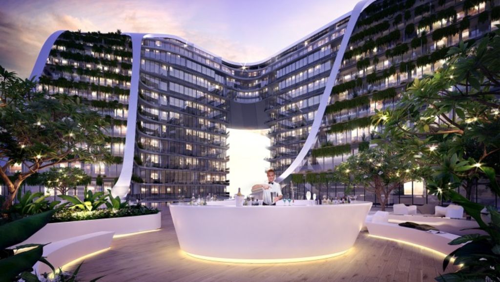 An artist's impression of Infinity by Crown at Green Square.