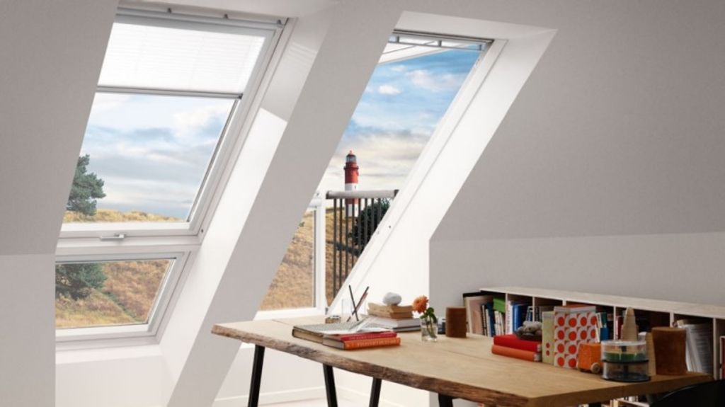 Amazing Skylight Window That Transforms Into A Balcony How to cover velux balcony roof window. amazing skylight window that transforms