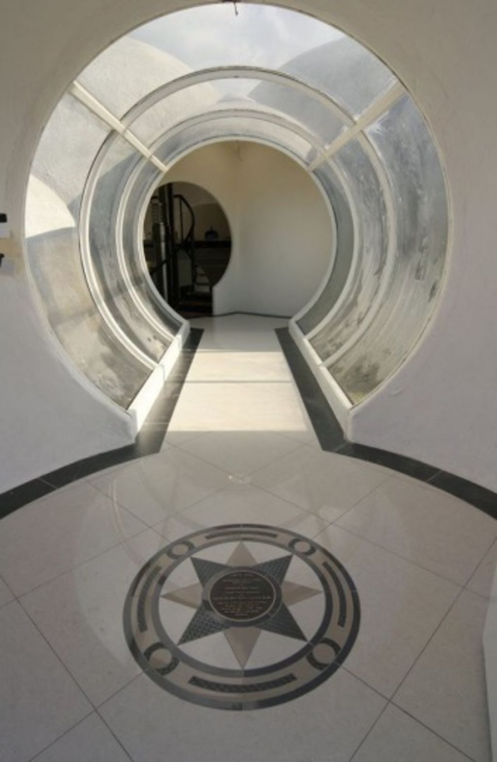 A corridor inside the bubble house. Photo: Supplied