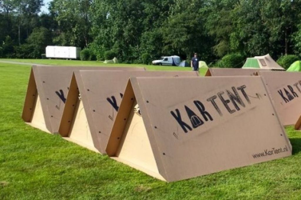 Dutch tent design uses unusual material
