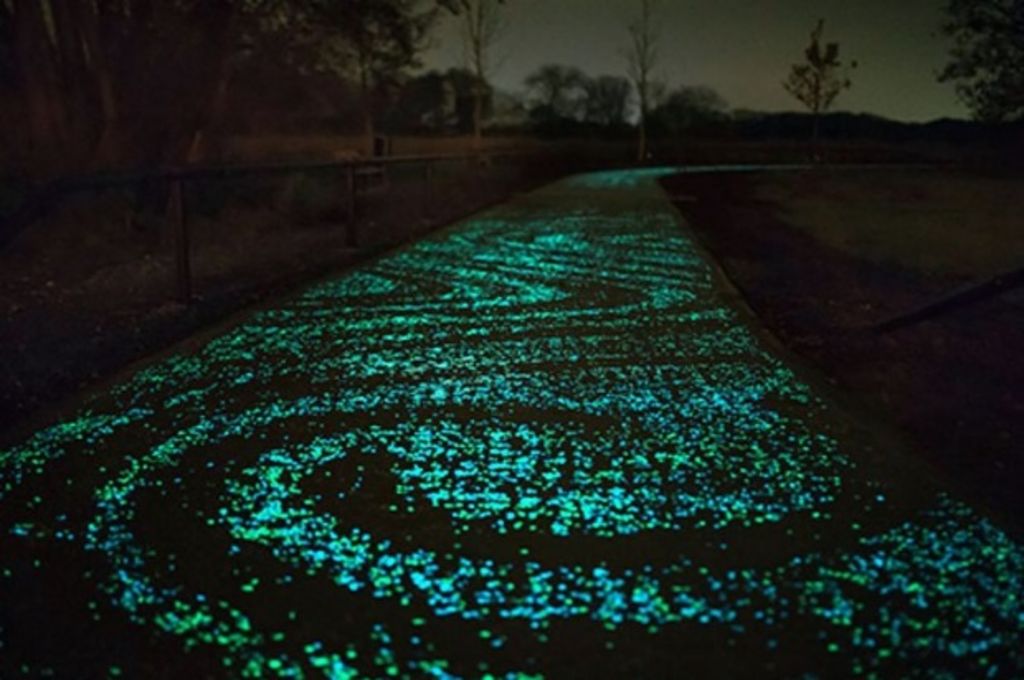 Follow the glowing brick road