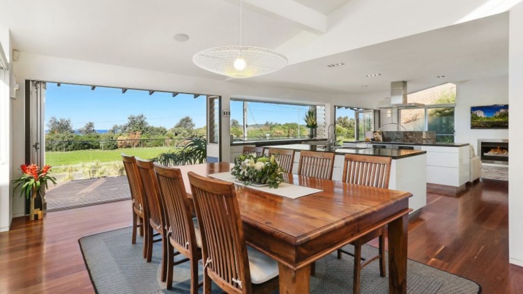 Kiama beachhouse has ocean views and a pool for entertaining