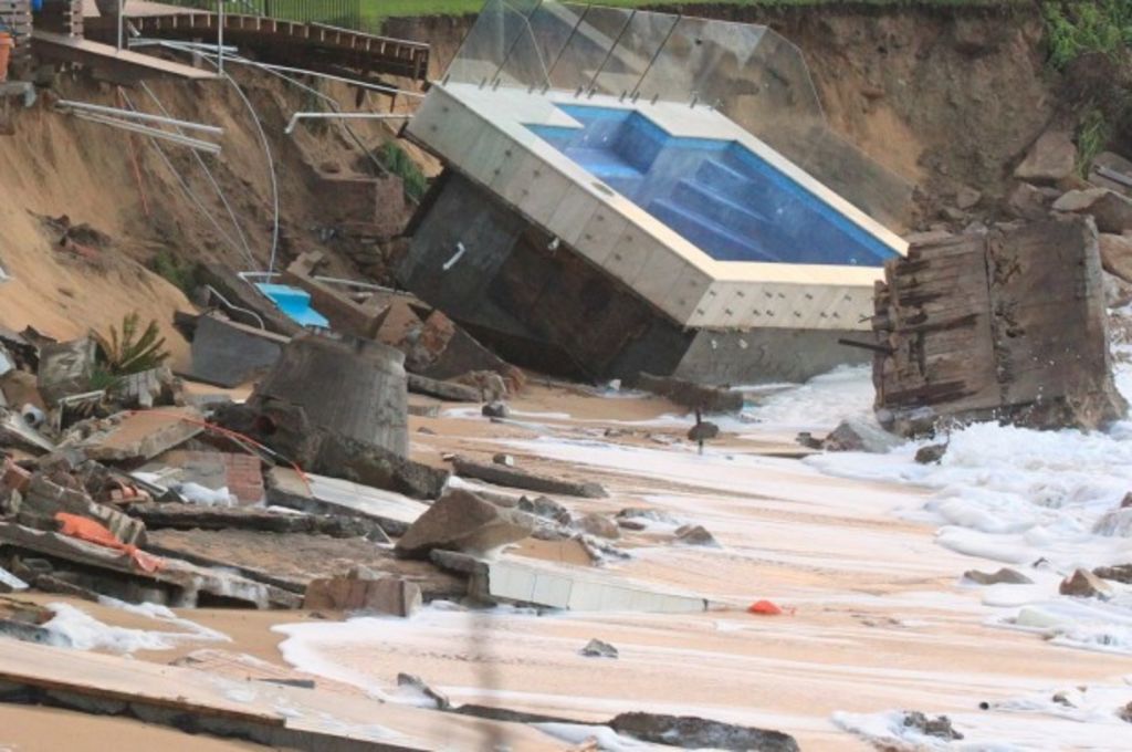 Pool was designed to withstand one-in-100-year storm