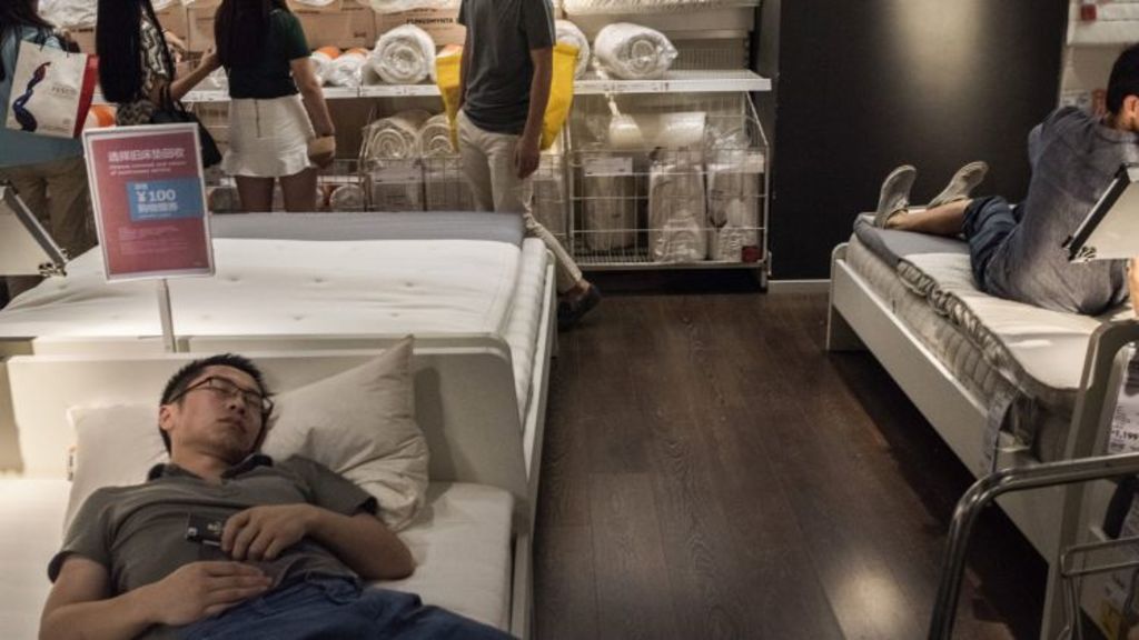 Ikea In China Isn T Just For Furniture Shopping It S Also Perfect For Napping