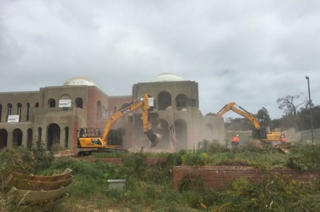 The bitter end for one of Perth's biggest eyesores