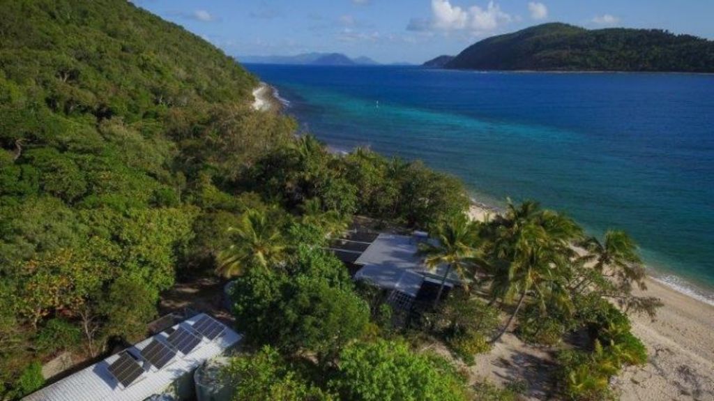 The couple that owns the only home on a secluded island in the Great ...