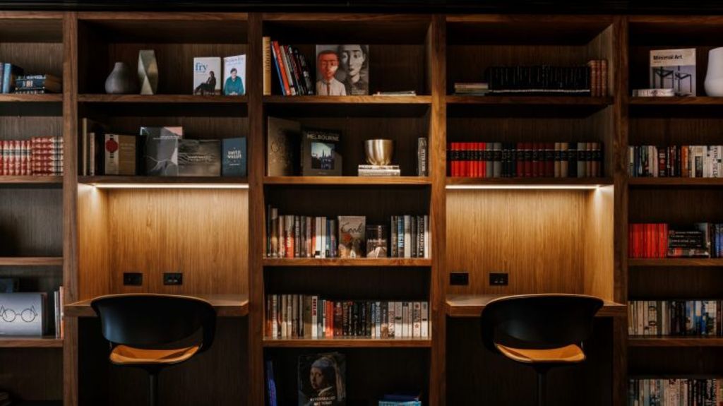 Luxe libraries are the latest offering to attract buyers in the competitive off-the-plan market. Photo: Marnie Hawson