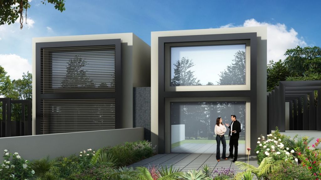 A vacant block at 7 Monomeath Avenue, Toorak, has a planning permit for townhouses. Photo: RT Edgar