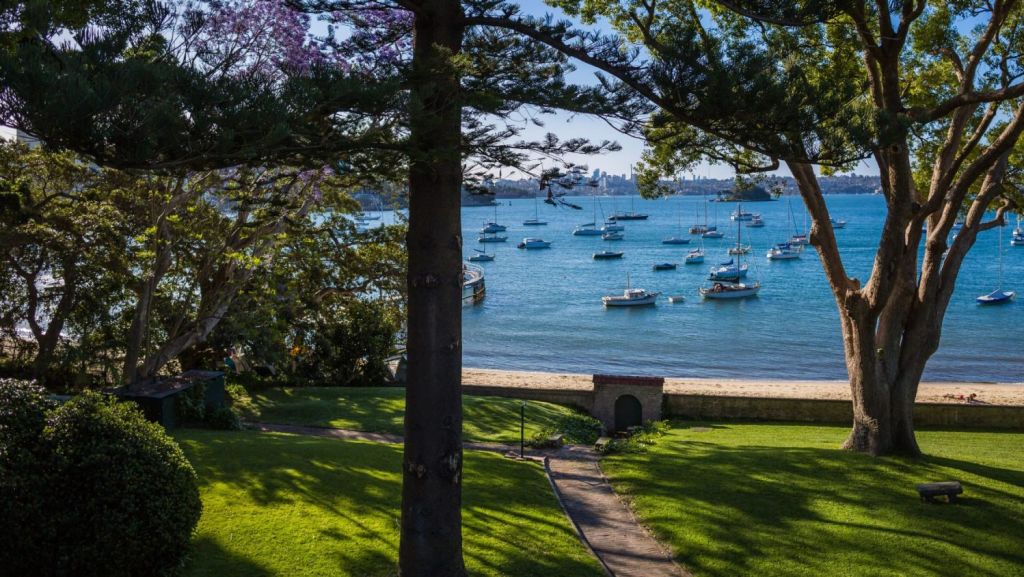 The view north over Sydney Harbour from Elaine. Photo: Supplied