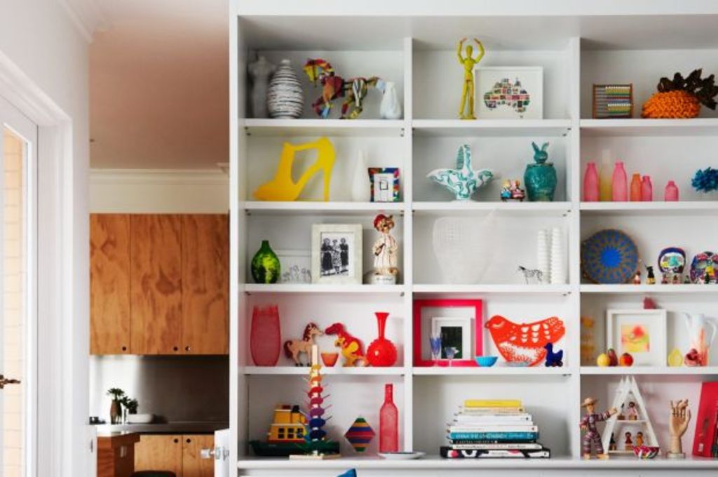 The bright home filled with love, colour and op-shop finds