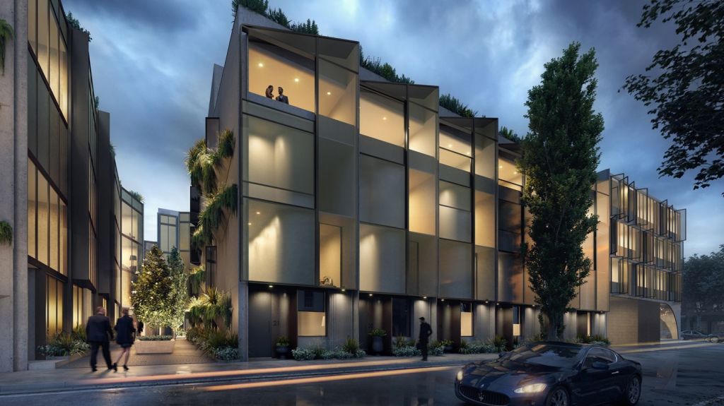 Paragon's facade fronts are designed to maximise space and natural light. Photo: Artist's impression