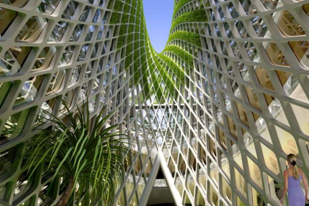 This eco-friendly Cairo building has 'living walls'