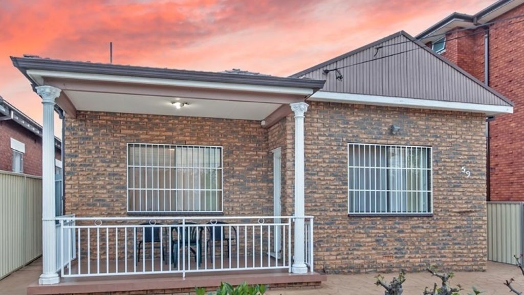 This house at 59 Taylor Street, Lakemba, is expected to sell for more than $1 million when it goes to auction next month.