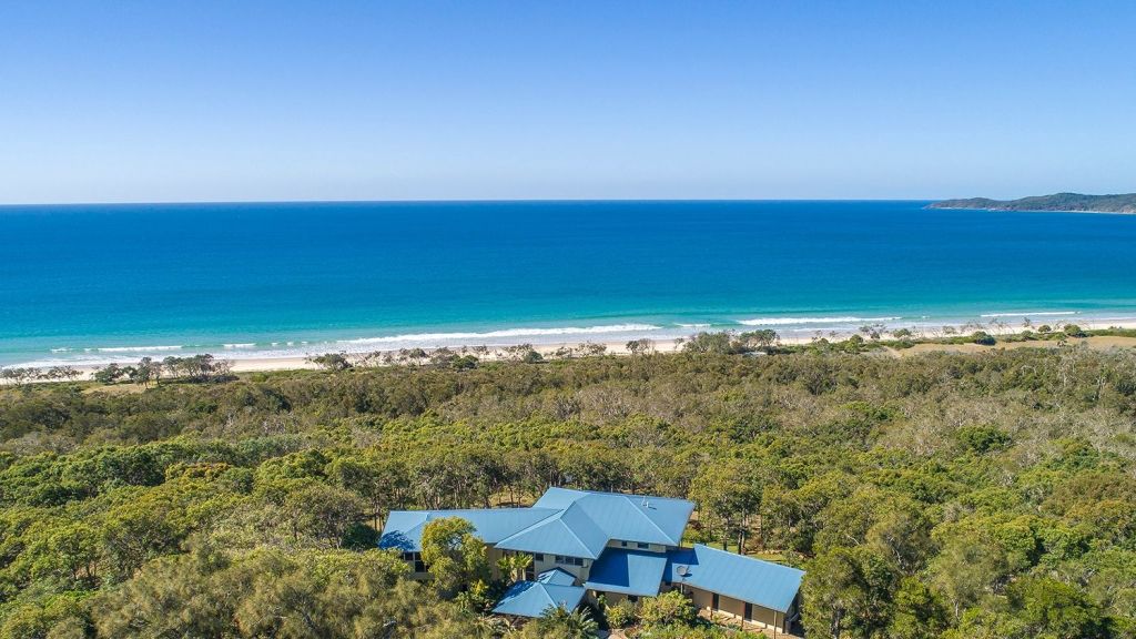 312 Teewah Beach Road, Noosa North Shore, could be the most unique beachfront property in Australia. Photo: Supplied