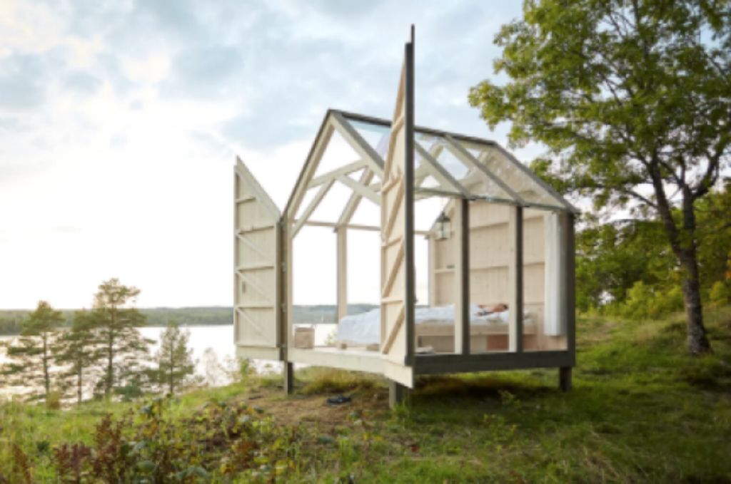 Cute cabins in Sweden proven to cure stress