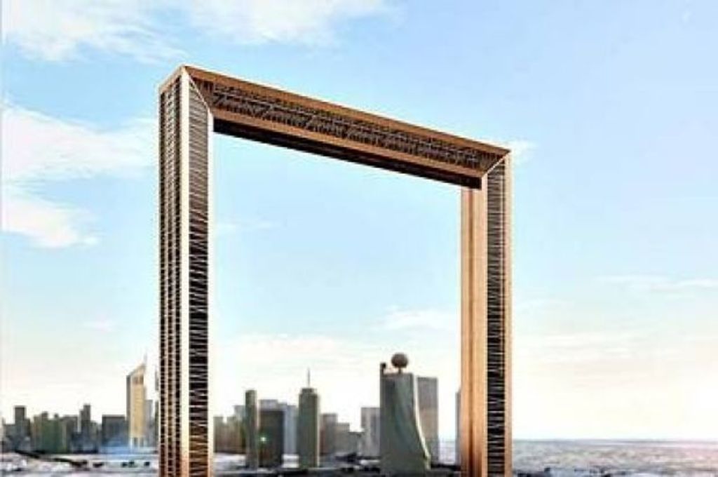 Not an ordinary golden arch: Dubai Frame has opened