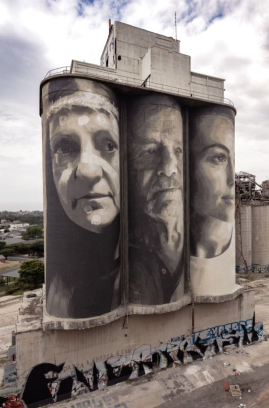 The artist, Rone, said the work took four weeks to complete. Photo: Supplied
