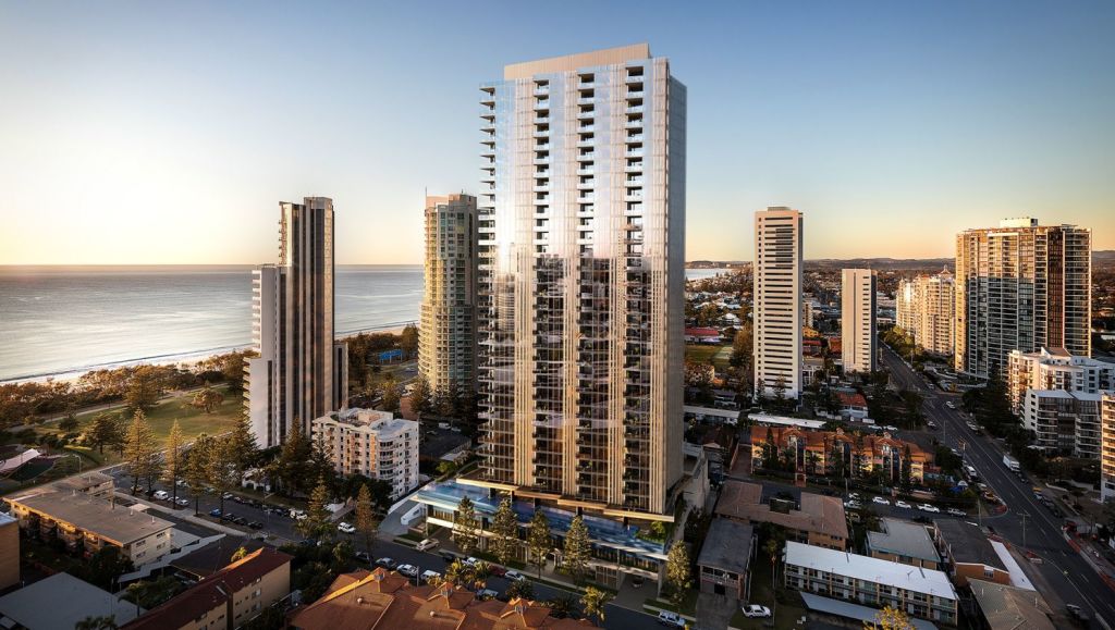 Signature Broadbeach by Little Projects, a new development at the popular holiday destination. Photo: FloodSlicer Pty Ltd