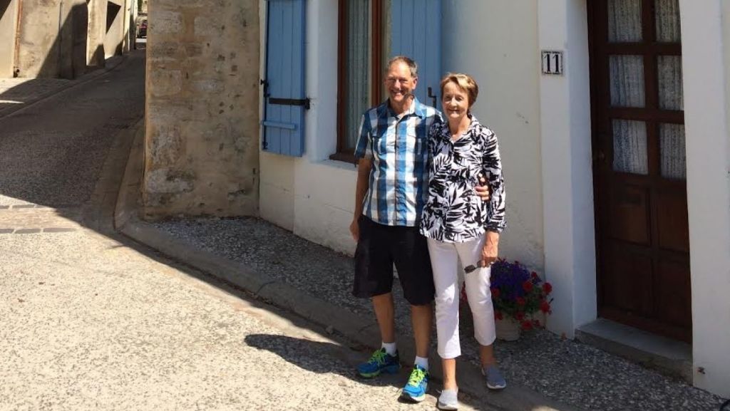The Farrells bought a French holiday home with strangers more than twelve years ago and they say it's been 'a roaring success' ever since. Photo: Supplied