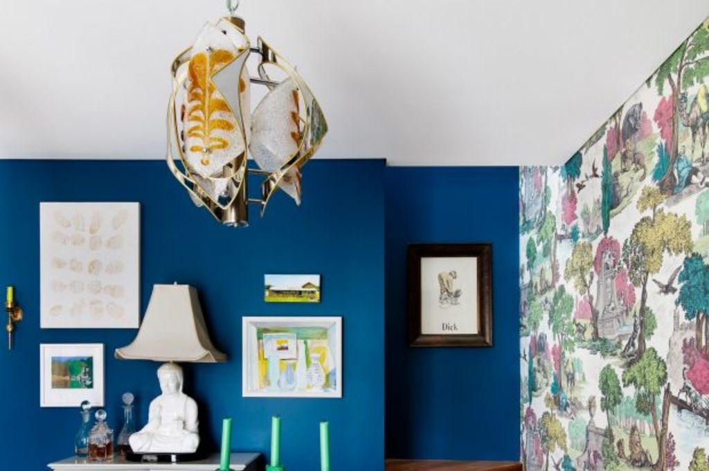 No beige in sight: Interior designer Brett Mickan's colourful renovation