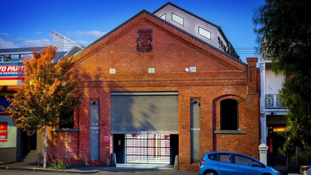 12/61 Stanley Street, West Melbourne is a unit in a warehouse conversion which comes with the rights to the air above it. Photo: Supplied
