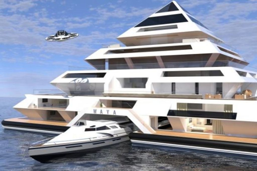 Italian architect dreams up crowdfunded, floating pyramid city