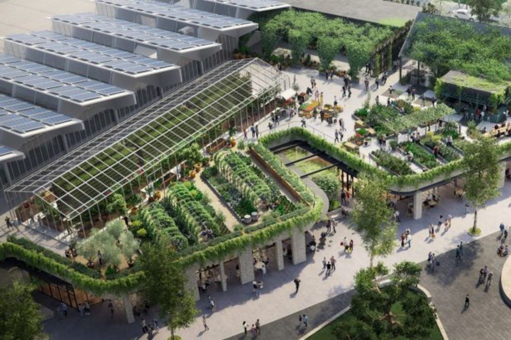 'World first' scheme in Melbourne's east has farm on shopping centre roof