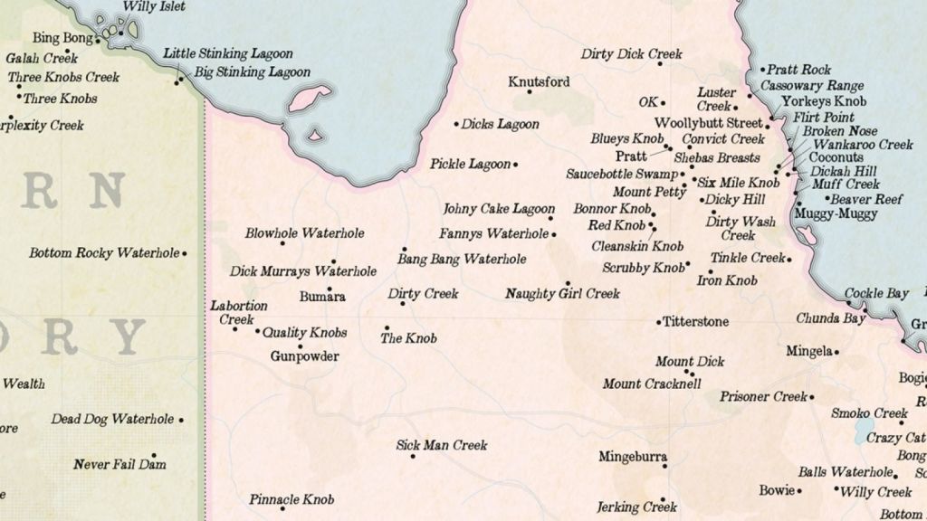 A Map Of Australia S Funniest Place Names