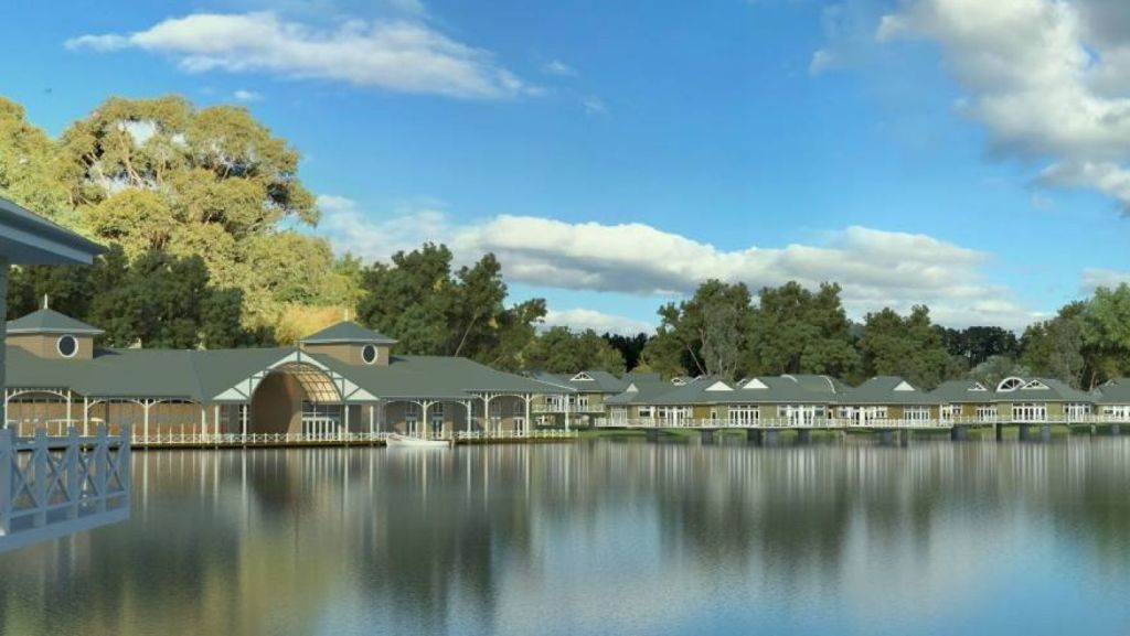 The application sets out plans to construct 100 bush, lakeside and over-water units. Photo: Supplied