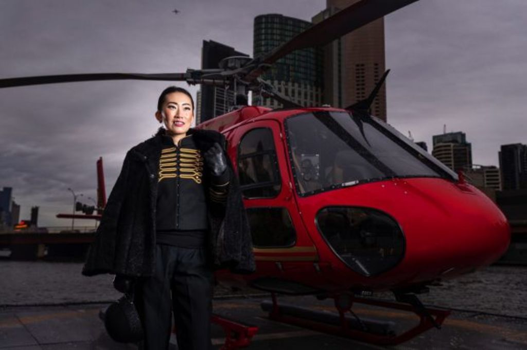 Meet the high-flier showing Asian buyers Melbourne from a chopper