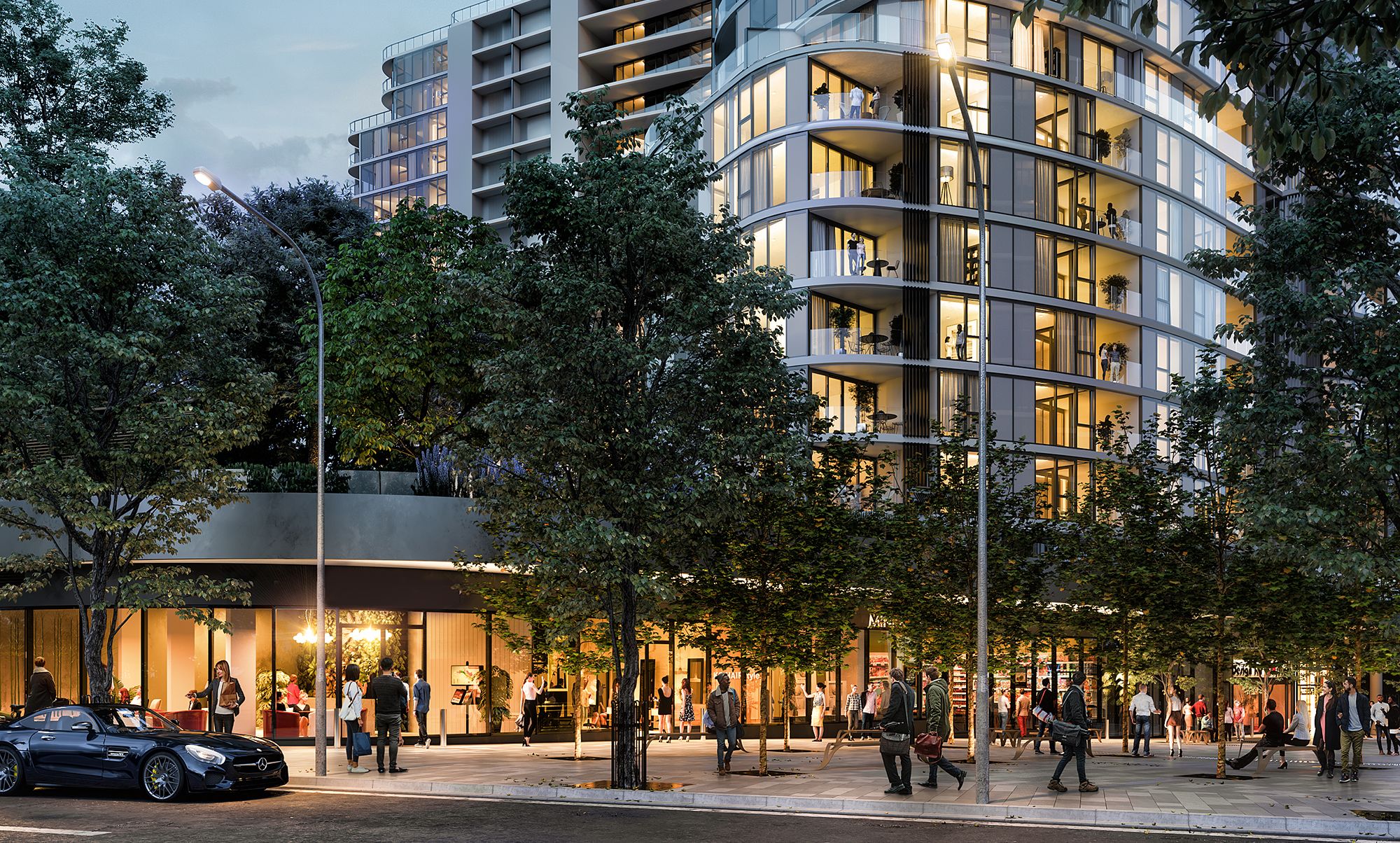 The Langston will bring 470 new apartments to Epping. Render: The Langston