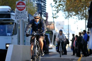 Where Melburnians are most likely to cycle or walk to work