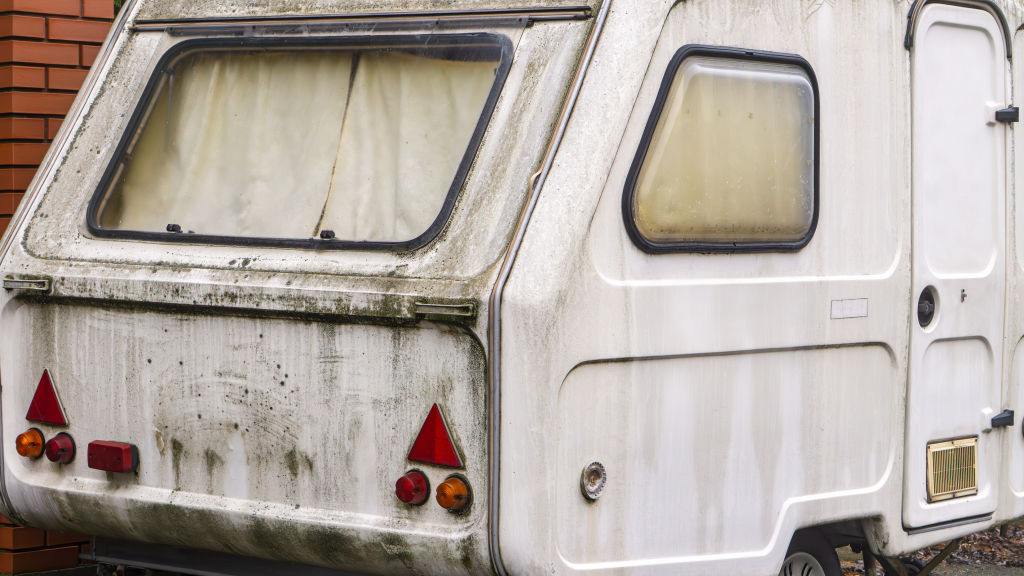 Caravan stock photo